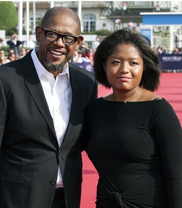 Sonnet Noel Whitaker and her father, Forest Whitaker.